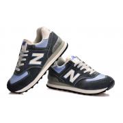 Chaussure New Balance Basse 574 Marine Pour Femme en Soldes